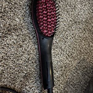 The original simply straight ceramic Black and Pink Hair Straightening Brush